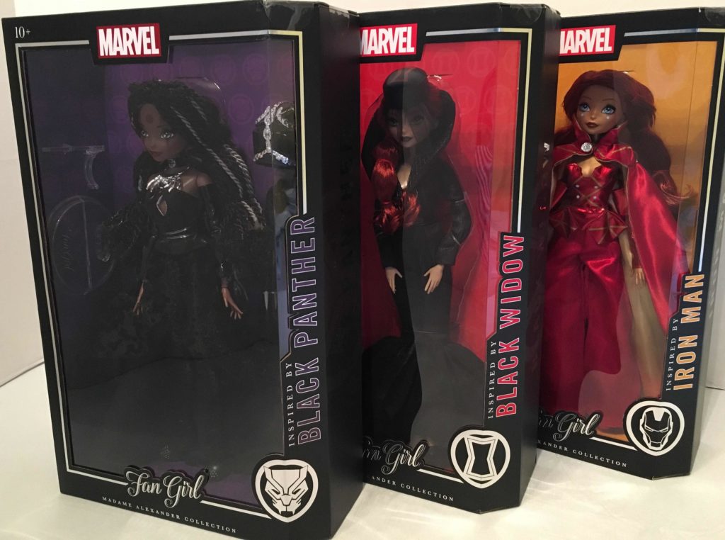 marvel fan girl dolls black panther